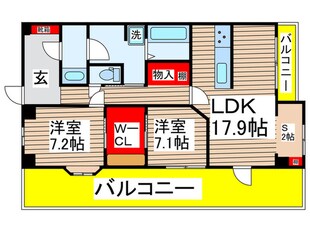 アドバンス新検見川の物件間取画像